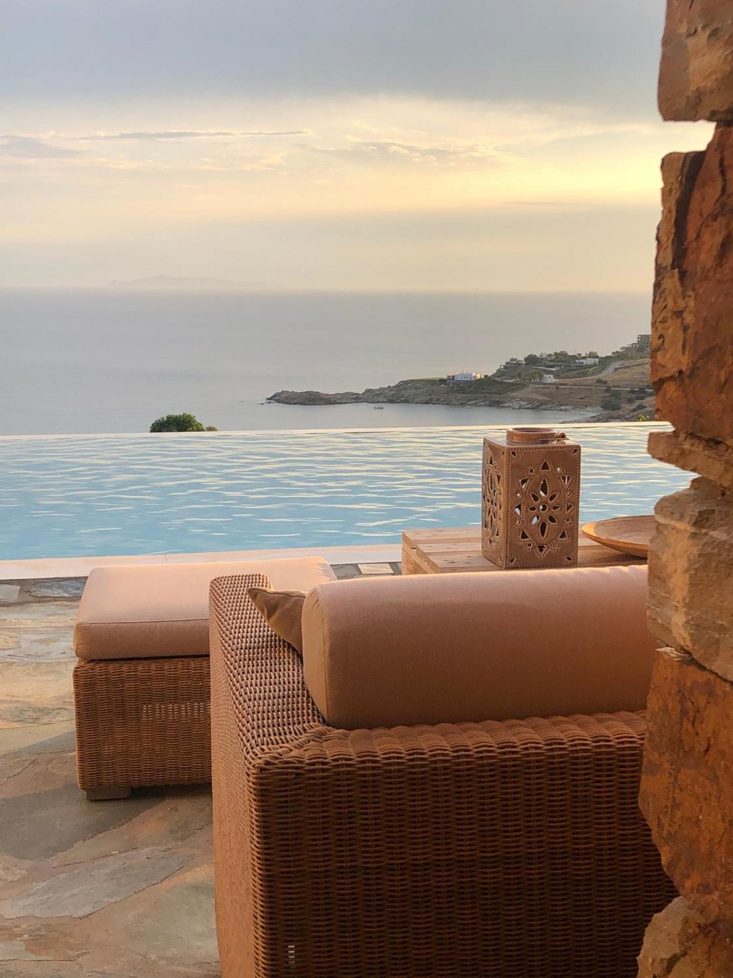 Luxury Cycladic Villa-Enjoy Infinity Pool Sunsets Koundouros Exterior photo