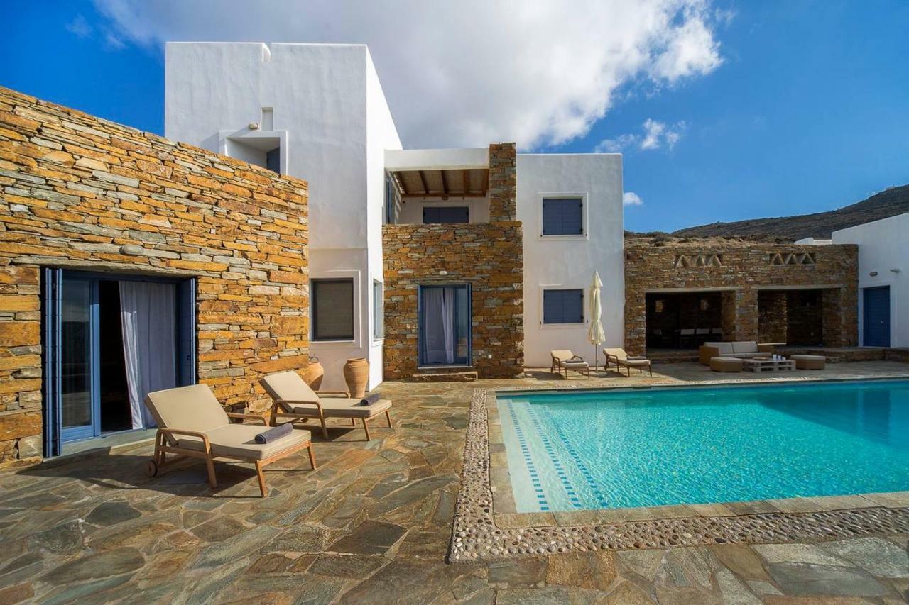 Luxury Cycladic Villa-Enjoy Infinity Pool Sunsets Koundouros Exterior photo