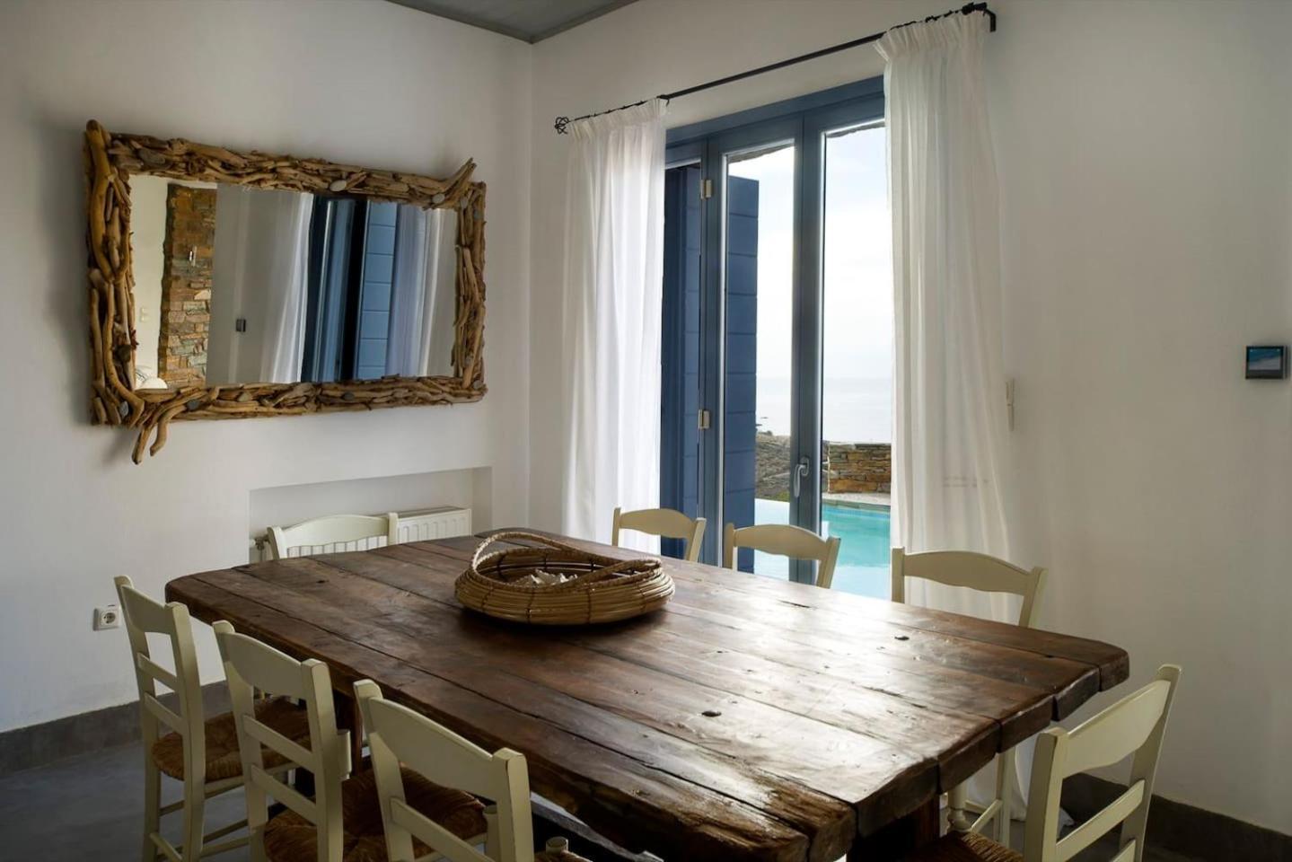 Luxury Cycladic Villa-Enjoy Infinity Pool Sunsets Koundouros Exterior photo